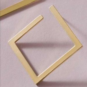 NEW Square Shape Hoop Earrings